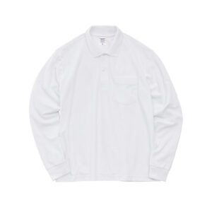 United Athle スペシャル ドライ カノコ ロングスリーブ ポロシャツ（ポケット付）（ローブリード）4.7oz 2024-01