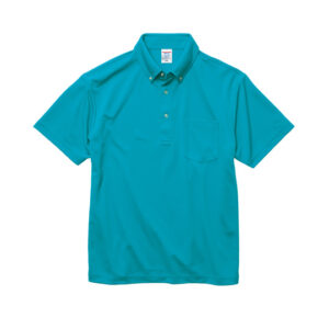 United Athle ドライアスレチック ポロシャツ（ボタンダウン）（ポケット付）4.1oz 5921-01