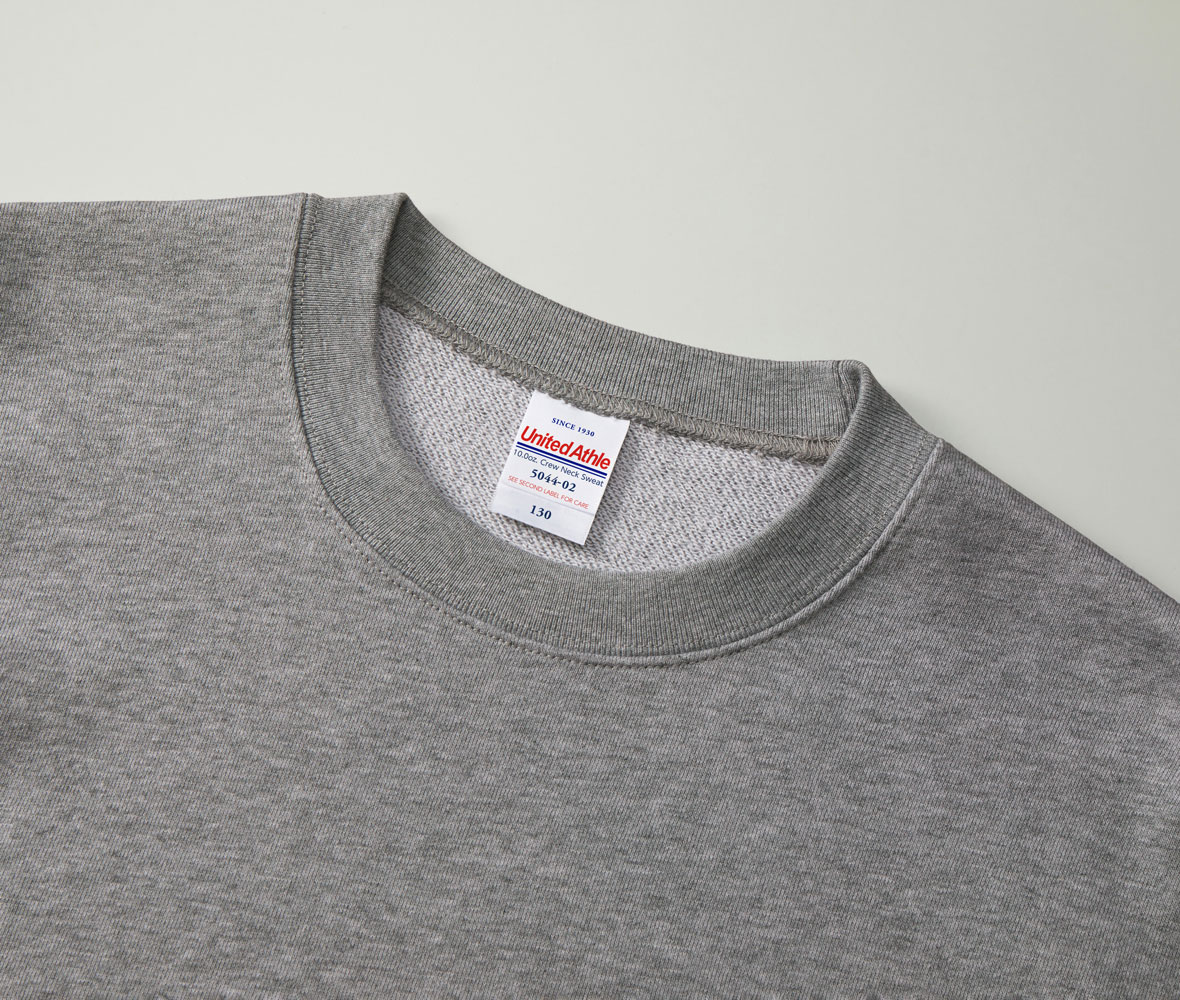 United Athle クルーネック スウェット(裏パイル)〈110・130・150cm〉10.0oz 5044-02 - 画像 (4)
