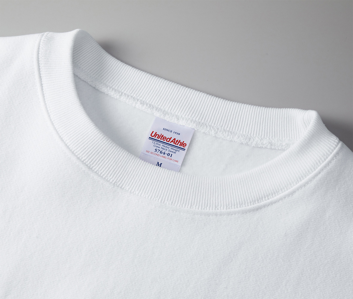 United Athle ヘヴィーウェイト クルーネック スウェット(裏起毛)12.0oz 5764-01 - 画像 (4)