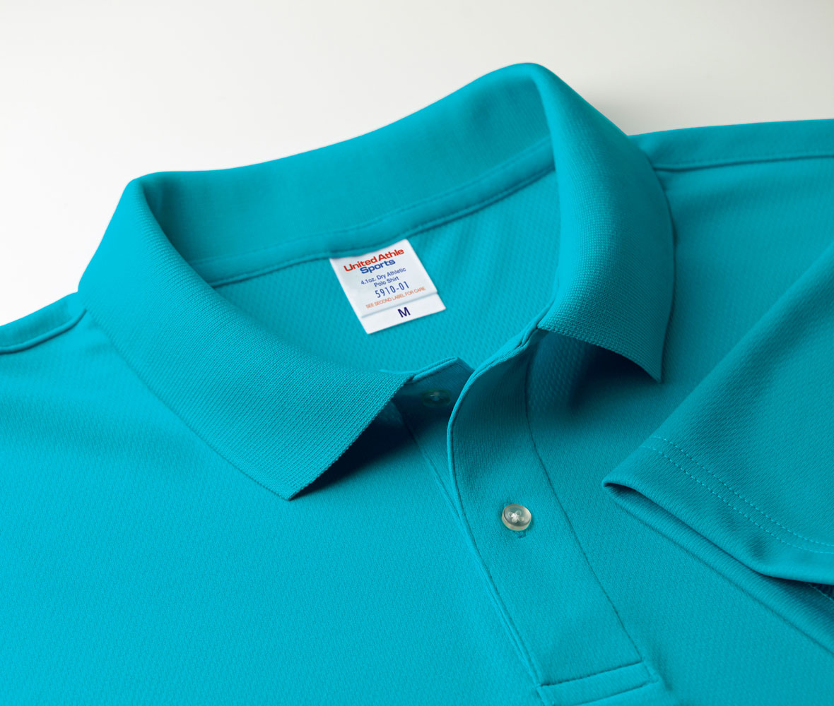 United Athle ドライアスレチック ポロシャツ 4.1oz 5910-01 - 画像 (4)